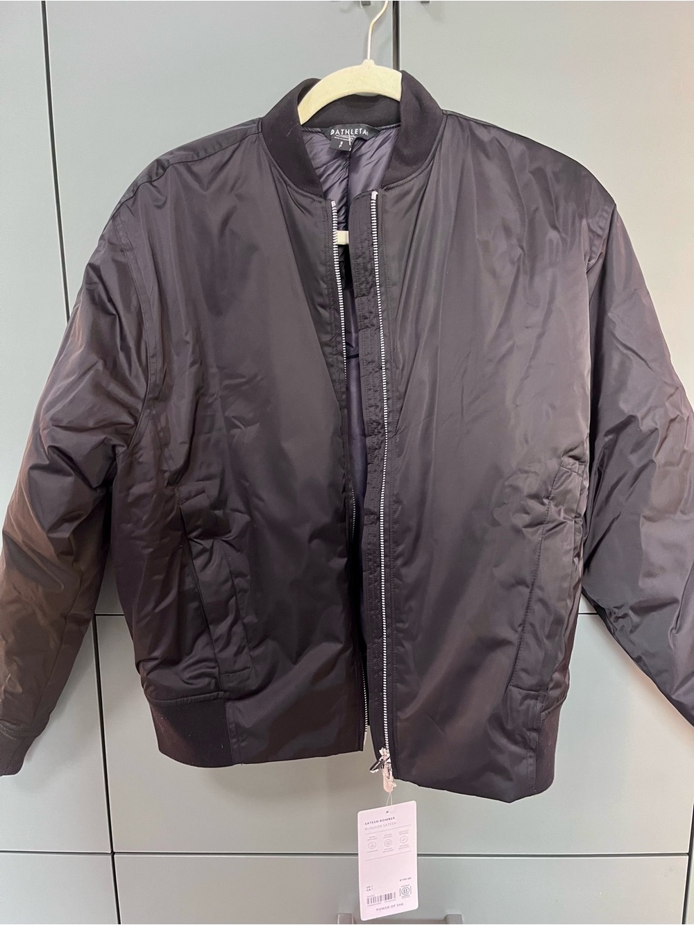 Athleta Black Women's Bomber Jacket